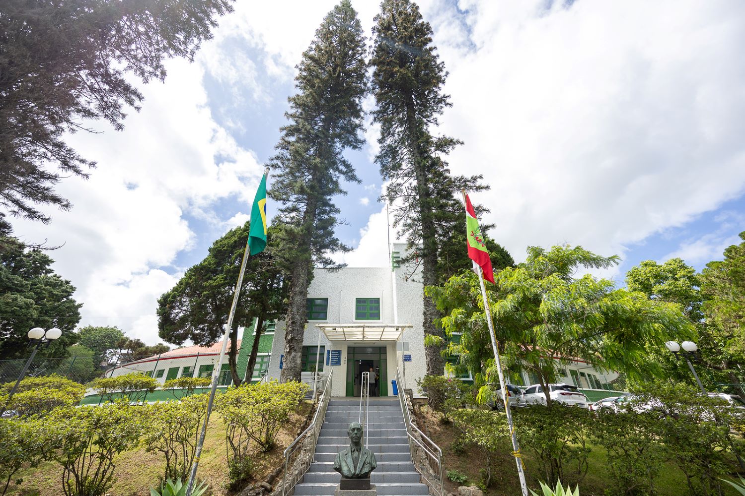 Fachada do Hospital Nereu Ramos em Florianópolis